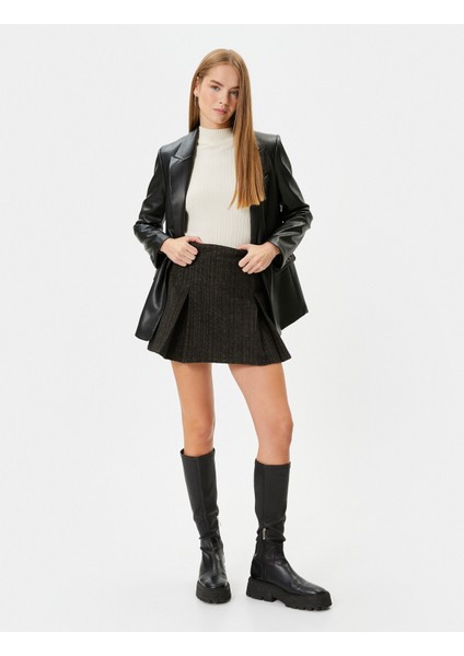 Mini Pileli Şort Etek Yumuşak Dokulu Kalın fiyatları