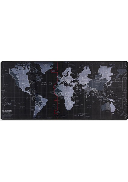 Dünya Haritalı Mouse Pad - 90 x 40cm