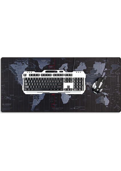 Dünya Haritalı Mouse Pad - 90 x 40cm