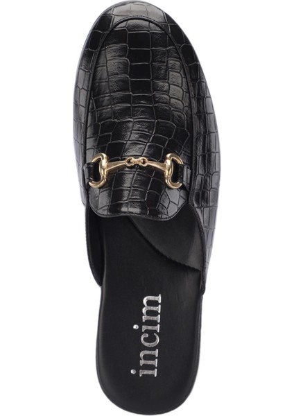 Incim ®| Rock Erkek Siyah Kroko Rahat Hafif Konforlu Misafir Ev Bohça Çeyiz ve Damat Terliği 355 fırsatları