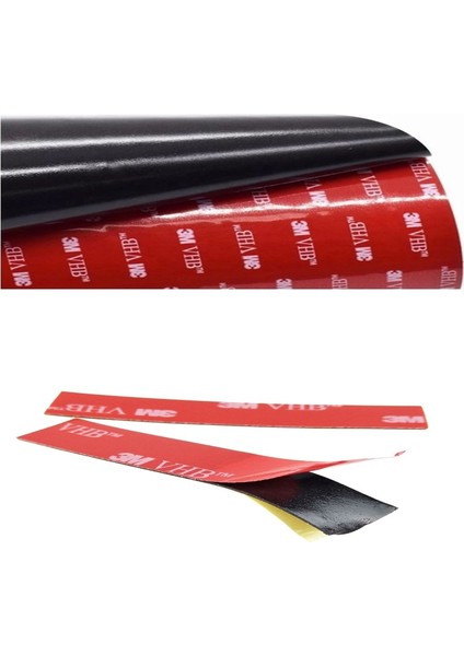 Vhb Güçlü Yapışkanlı Çift Taraflı Akrilik Bant Siyah - 1,5 cm Genişlik - 14 cm Uzunluk