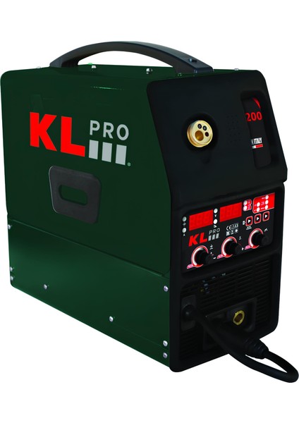 KL Pro  KLMIG200 200 Amper Mma Inverter Gazlı ve Gazsız Gaz Altı Kaynak Makinesi