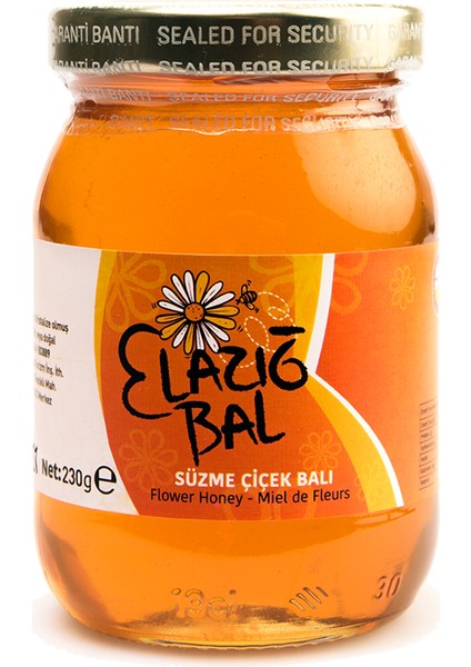 Süzme Çiçek Balı 230 gr Cam Kavanoz