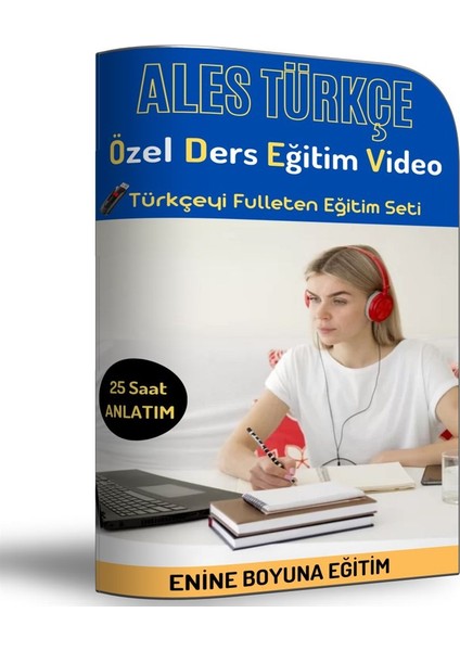 ALES Türkçe Özel Ders Eğitim Video Seti