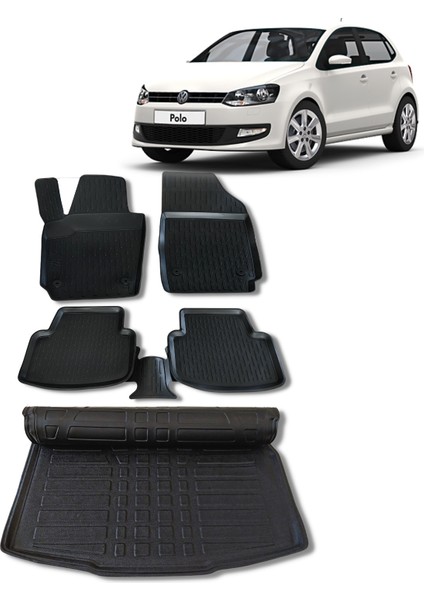 Volkswagen Polo Paspas Bagaj Havuzu Set 6r 2010 2017