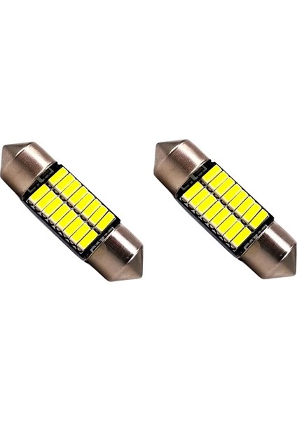 Sofit Oto Led Ampul 31Mm Beyaz 16 Smd