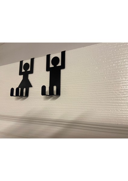 Kapı Arkası Askılık Kız ve Erkek