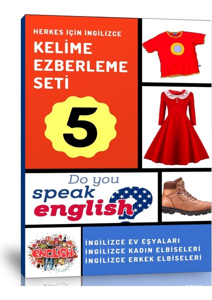 İngilizce Kelime Ezberleme Modüler Kitap Seti-5
