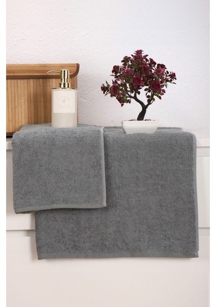 2 Parça Kadın / Erkek Banyo Duş Hamam Havlu Seti 90X150 cm Pamuklu fiyatları