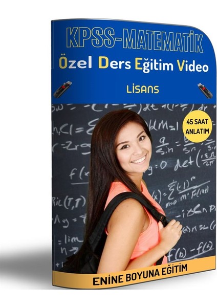 KPSS Lisans Matematik Özel Ders Eğitim Video Seti