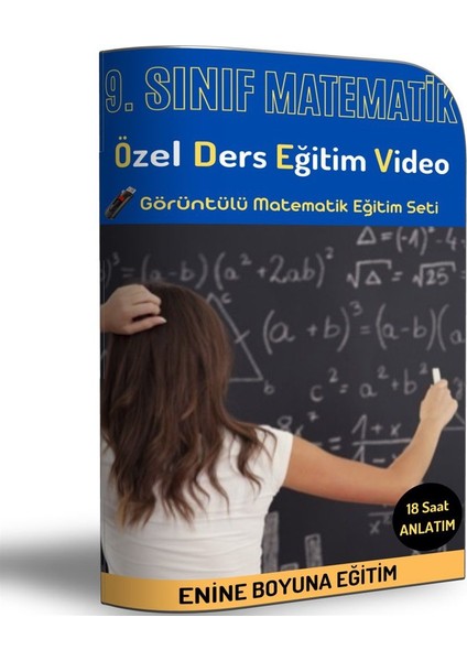 9. Sınıf Matematik Özel Ders Eğitim Video Seti