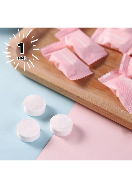 1 Adet Tek Kullanımlık Sıkıştırılmış Islak Mendil