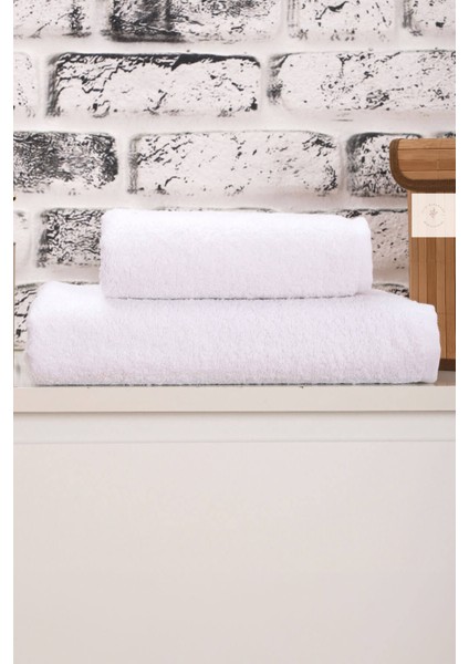 2 Parça Kadın / Erkek Banyo Duş Hamam Havlu Seti 90X150 cm Pamuklu