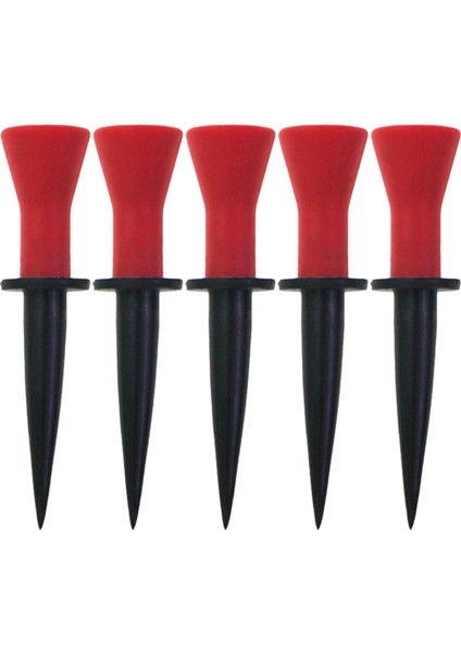 5x Golf Topu Tutucu Golf Salıncak Eğitmen Yardımı Açık Spor Kauçuk Golf Topu Kırmızı Yükseklik 5.8 cm (Yurt Dışından)