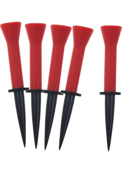 5x Golf Topu Tutucu Golf Salıncak Eğitmen Yardımı Açık Spor Kauçuk Golf Topu Kırmızı Yükseklik 7.6 cm (Yurt Dışından)