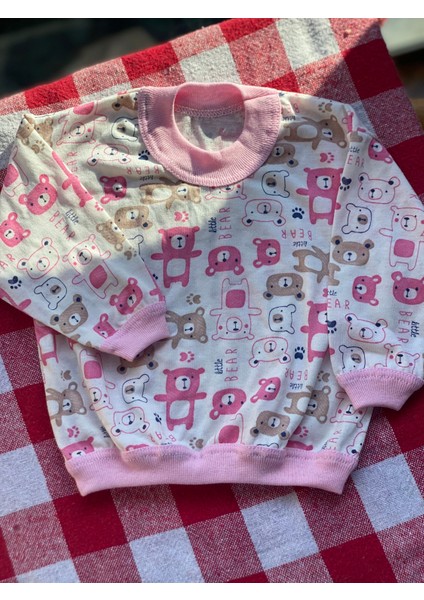 Kız Bebek Pamuklu Pijama Takımı