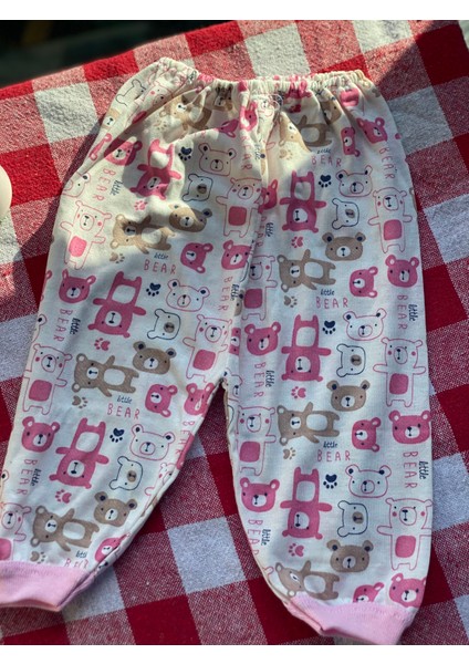 Kız Bebek Pamuklu Pijama Takımı