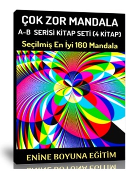 A ve B Serisi - Çok Zor Mandala Kitap Seti -4 Kitap