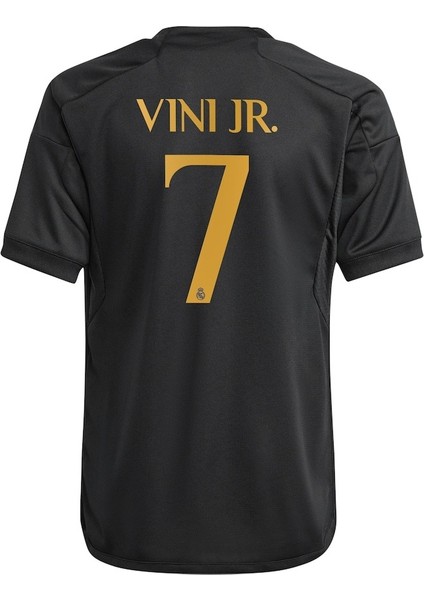 Real Madrid 2023/24 Yeni Sezon Vini Jr Siyah Alternatif Forması (Third Shirt) fiyatları
