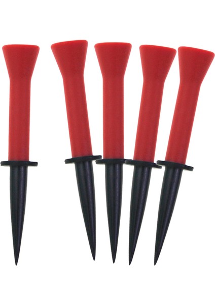 5 Adet Golf Topu Tee Tutucu Aralığı Mat Oyuncu Golfçü Hediye Kauçuk Golf Topu Kırmızı Yükseklik 7.6 cm (Yurt Dışından) indirimleri
