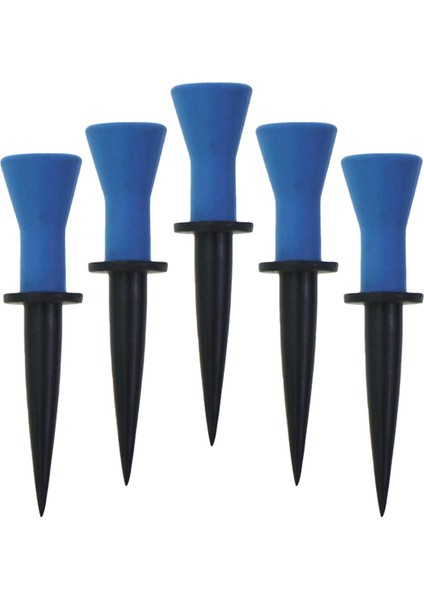 5 Adet Golf Topu Tee Tutucu Aralığı Mat Oyuncu Golfçü Hediye Kauçuk Golf Topu Mavi Yükseklik 5.8 cm (Yurt Dışından) fiyatları