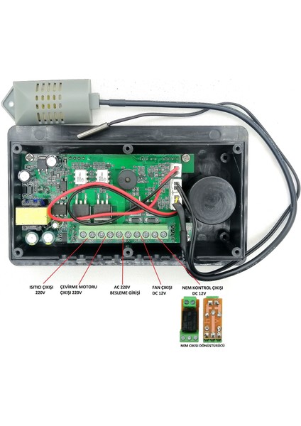 ZFX-W9005-V3 220VOLT Kuluçka Kontrolörü (Isı-Nem-Çevirme-Fan)