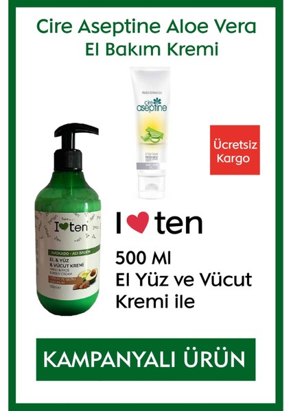 El Yüz ve Vücut Kremi Avakado ve Acı Badem Aromalı 500 ml