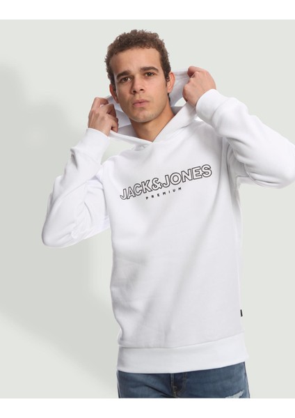 Jprblajason Branding Sweat Hood Erkek Beyaz Sweatshirt 12249401-White indirimleri