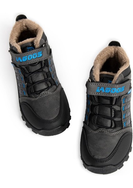 Lagoos Kürklü Su Geçirmez Kaymaz Taban Erkek Çocuk Bot modelleri