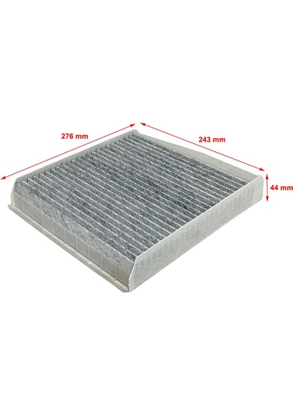 Volvo S60 I 2001-2009 Karbonlu Polen Filtresi