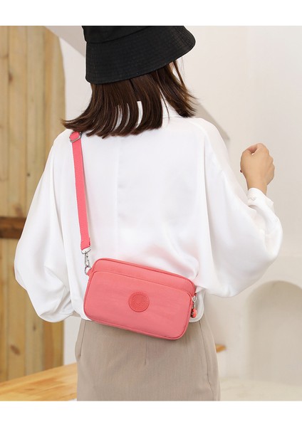 2023 Yaz Yeni Stil Şeker Renkli Crossbody Çanta Trend Moda Banliyö Kadın Çanta Ultra Hafif Su Geçirmez Cep Telefonu Çanta (Yurt Dışından) indirimleri