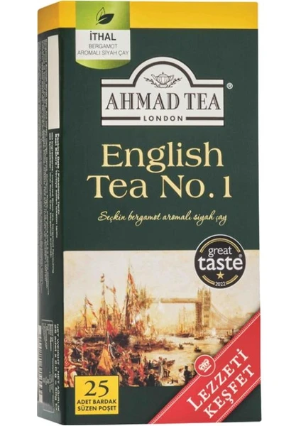 Ahmad Tea English Tea No.1 Bardak Poşet Çay 50 gr 25 Adet