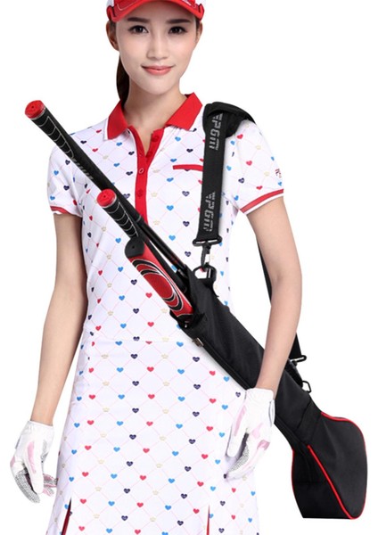 Dayanıklı Naylon Kulüp Çantası Golf Kulüpleri Depolama Taşıma Uygulaması Kırmızı (Yurt Dışından) indirimleri