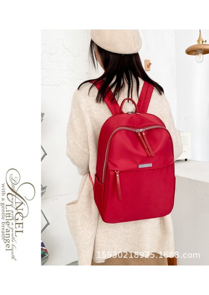 Sırt Çantası Sırt Çantası Kadın 2023 Yeni Moda Çanta Büyük Kapasiteli Seyahat Trendi Oxford Kumaş Sırt Çantası Basit (Yurt Dışından) fiyatları