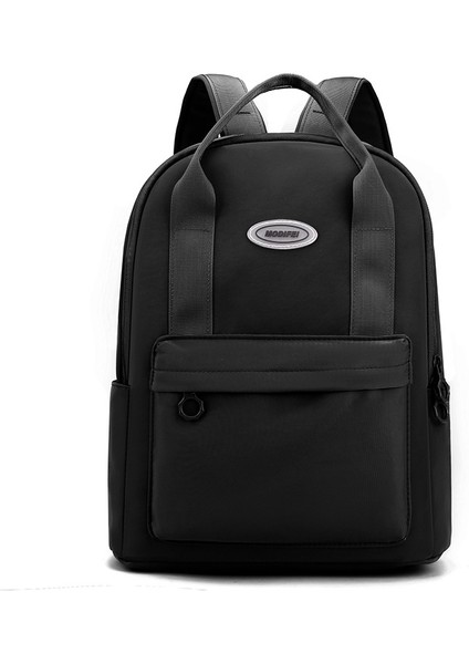 Sırt Çantası Kız 2023 Yeni Kore Seyahat Sırt Çantası Büyük Kapasiteli Üniversite Öğrencisi Bilgisayar Çantası Basit Düz Renk Okul Çantası (Yurt Dışından)