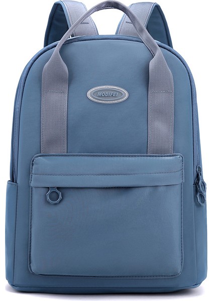 Sırt Çantası Kız 2023 Yeni Kore Seyahat Sırt Çantası Büyük Kapasiteli Üniversite Öğrencisi Bilgisayar Çantası Basit Düz Renk Okul Çantası (Yurt Dışından)