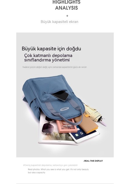 Sırt Çantası Kız 2023 Yeni Kore Seyahat Sırt Çantası Büyük Kapasiteli Üniversite Öğrencisi Bilgisayar Çantası Basit Düz Renk Okul Çantası (Yurt Dışından) modelleri