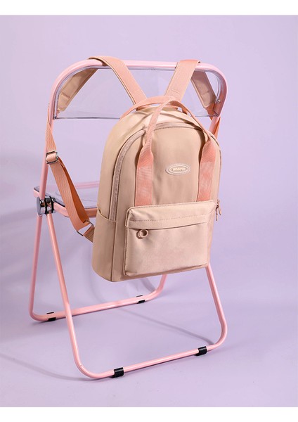Sırt Çantası Kız 2023 Yeni Kore Seyahat Sırt Çantası Büyük Kapasiteli Üniversite Öğrencisi Bilgisayar Çantası Basit Düz Renk Okul Çantası (Yurt Dışından) modelleri