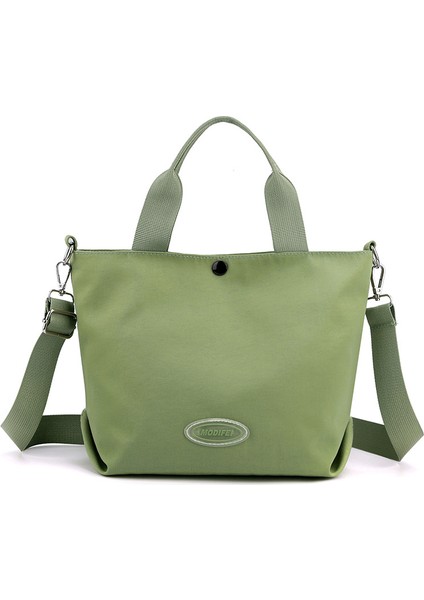 Küçük Çanta Kadın 2023 Yeni Kore Versiyonu Taşınabilir Kova Çanta Moda Rahat Omuz Çapraz Çanta Oxford Naylon Bez Çanta (Yurt Dışından)