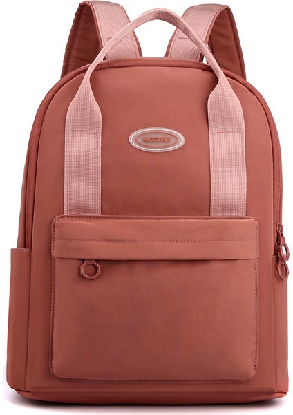 Sırt Çantası Kız 2023 Yeni Kore Seyahat Sırt Çantası Büyük Kapasiteli Üniversite Öğrencisi Bilgisayar Çantası Basit Düz Renk Okul Çantası (Yurt Dışından)