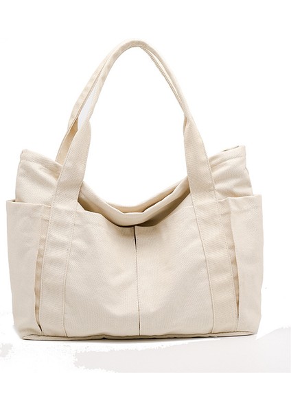 Tote Çanta Tote Bags Kanvas Çanta Kadın 2023 Yeni Japon Büyük Kapasiteli Öğrenci Trend Omuz Çantası (Yurt Dışından)