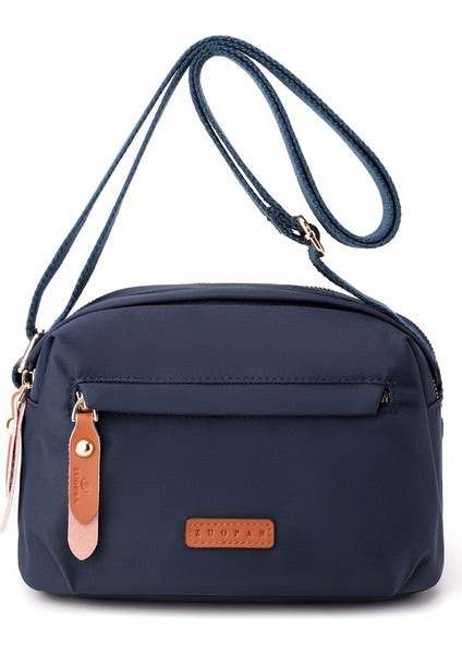 2023 Yeni Yaz Moda Kadın Çantası Rahat Basit Tek Omuz Crossbody Çanta Hafif Oxford Naylon Bed Çanta Küçük Kare Çanta (Yurt Dışından)