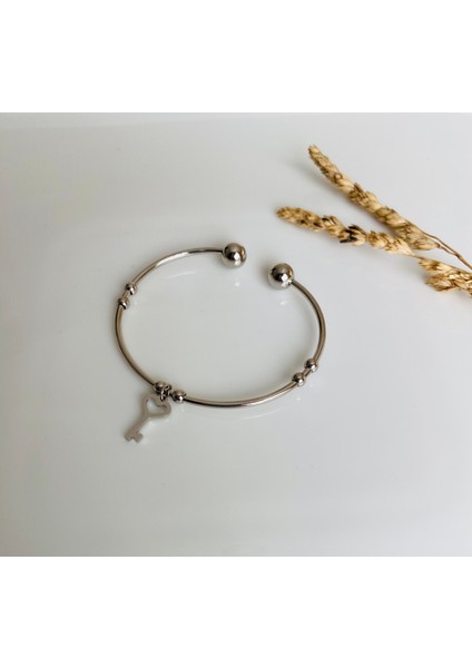 Paslanmaz Çelik Silver Figürlü Ayarlanabilir Bilezik fiyatları