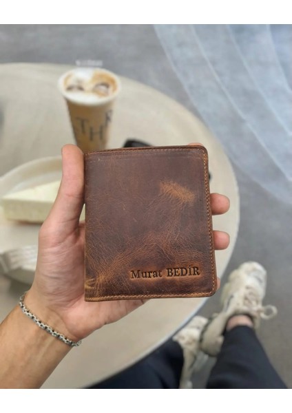 316 Gerçek Deri Isme Özel Kredi Kartlık Bölmeli Kağıt Para Bölmeli Erkek Kadın Deri Cüzdan Kartlık Çanta fiyatları