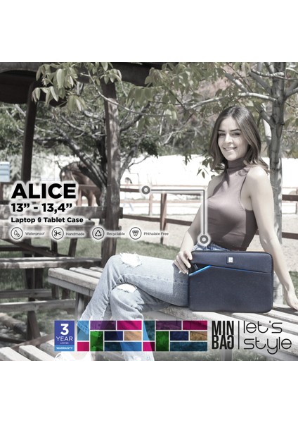 Alice 10,5"-13" Laptop ve Tablet Çantas