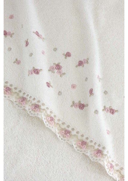 Meltem Nakıslı 2lı Havlu Setı Krem-Gül Kurusu 30X50 50X80 fiyatları