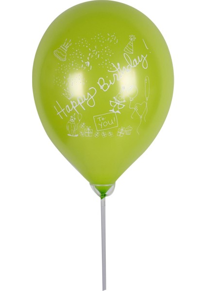 Happy Birthday Balonu Karışık Renk 10 Adet fiyatları
