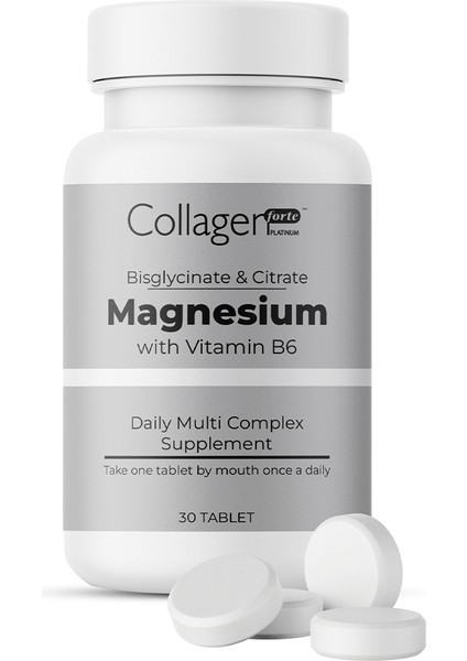 Collagen Forte Platinum Magnezyum With Vitamin B6 & Vitamin C