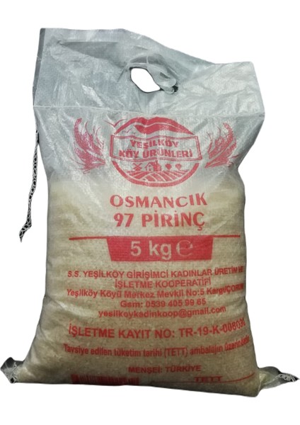 Osmancık 97 Pirinç 5 kg