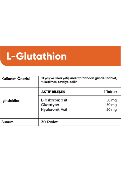 Collagen Forte Platinum L-Glutathione, Hyalüronik Asit & Vitamin C